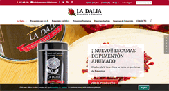 Desktop Screenshot of pimenton-ladalia.com